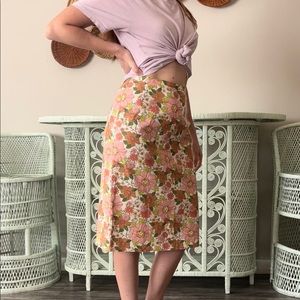 Vintage harve benard floral skirt